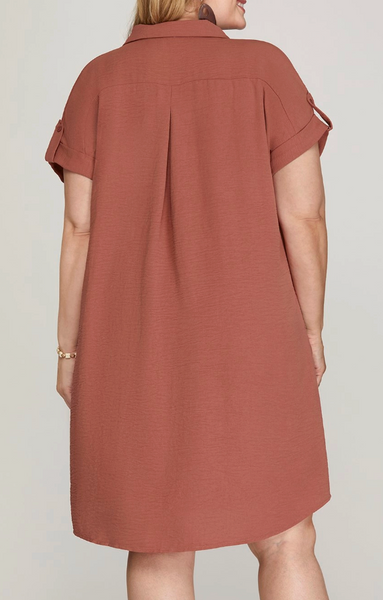 The Sunday Stroll Dress - Cinnamon