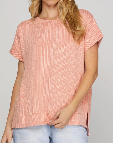 Effortless Days Top - Pink