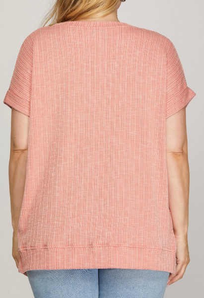 Effortless Days Top - Pink