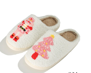 Nutcracker & Christmas Tree Slippers
