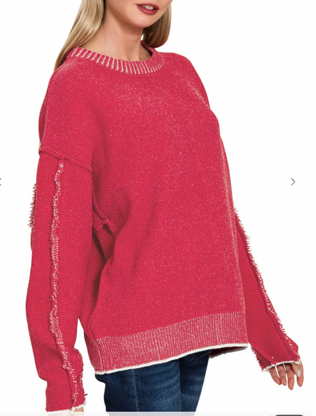 Chic & Comfy Sweater - Red