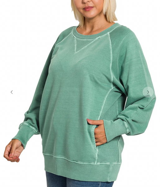 Play It Cool Pullover - Green