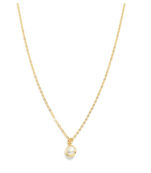 Pure Pearl Pendant Necklace
