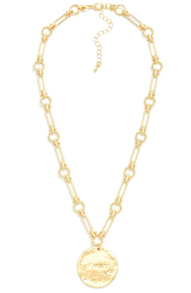 Hammered Horizon Necklace