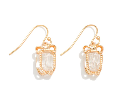 Holiday Gift Dangles - Clear
