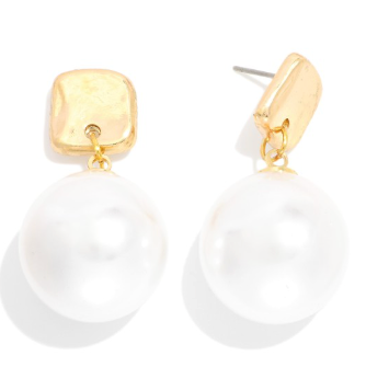 Squared & Chic Drop Earrings