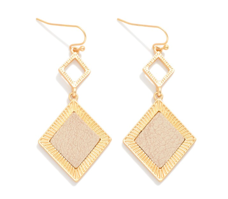 Linked Luxe Drop Earrings - Ivory