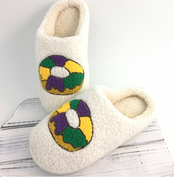 King Cake Slippers
