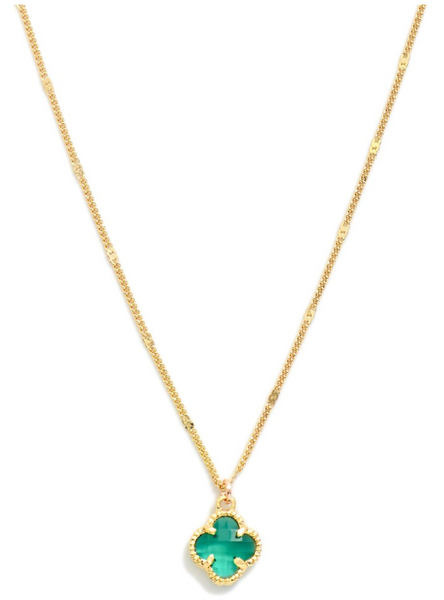Crystal Glow Necklace - Green