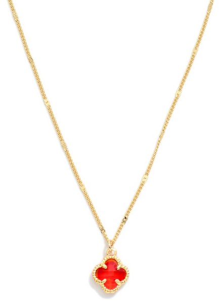 Crystal Glow Necklace - Red