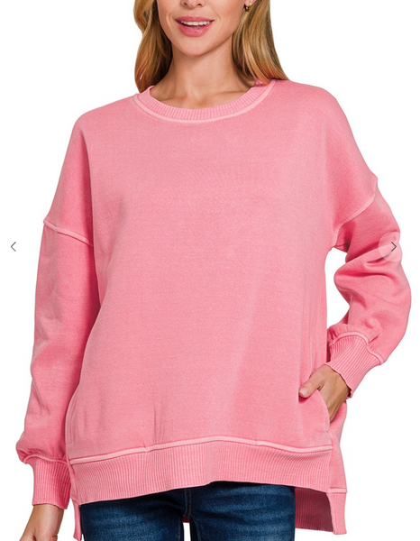 Cloud Nine Pullover - Pink