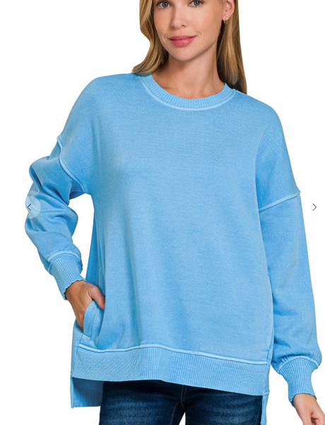 Cloud Nine Pullover - Blue