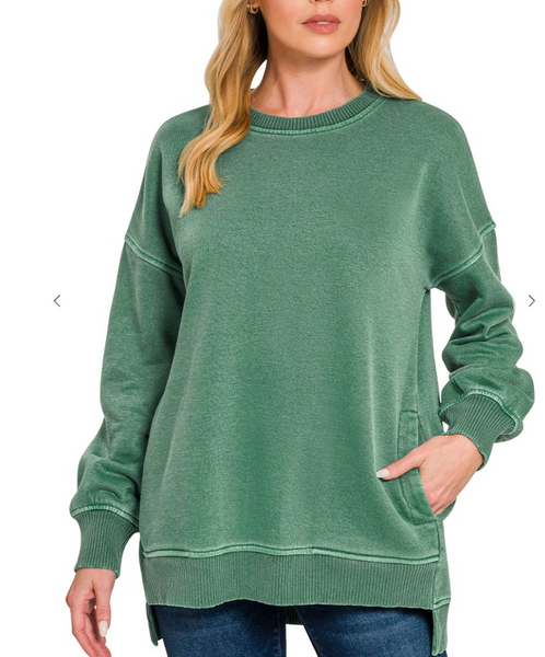 Cloud Nine Pullover - Green