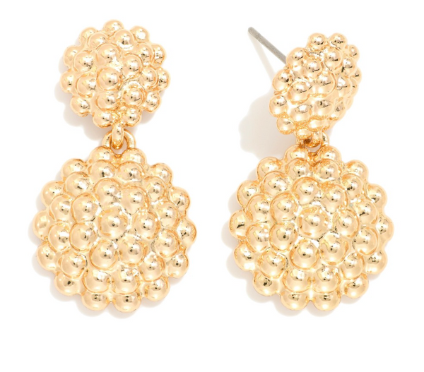 Clustered Glow Drop Earrings
