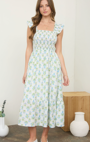 Coastal Romance Dress - Blue