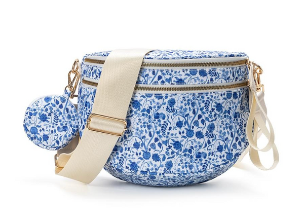 The Go Anywhere Crossbody Bag - Floral