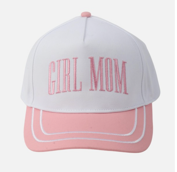 "GIRL MOM" Hat - Pink
