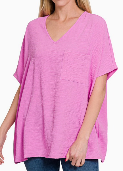 Making Waves Top - Mauve