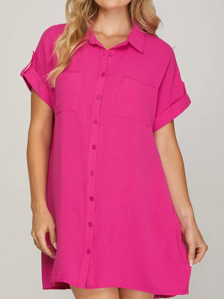 The Sunday Stroll Dress - Pink