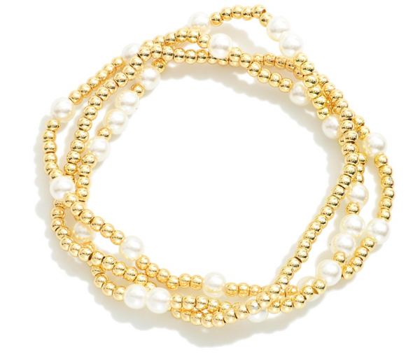Everyday Bracelet Stack - Gold