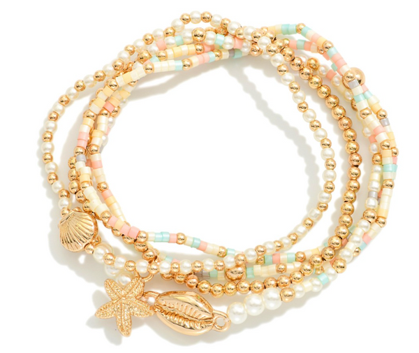 Beach Babe Beaded Stack - Multi