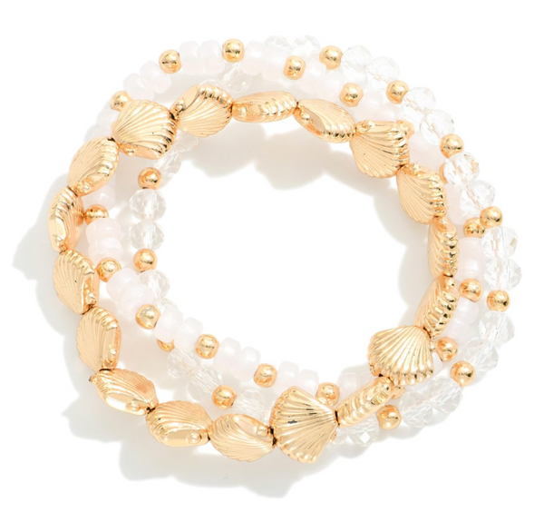 Seaside Treasure Bracelet Set - White