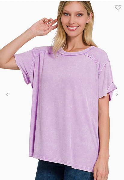 Simple Statement Top - Purple