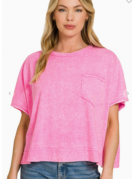 Core Comfort Top - Pink