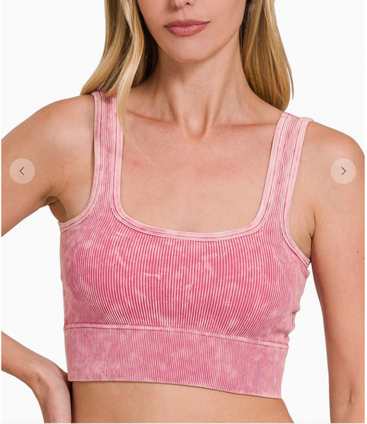 Snatched & Simple Bralette - Pink