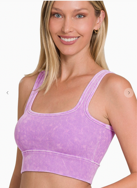 Snatched & Simple Bralette - Purple