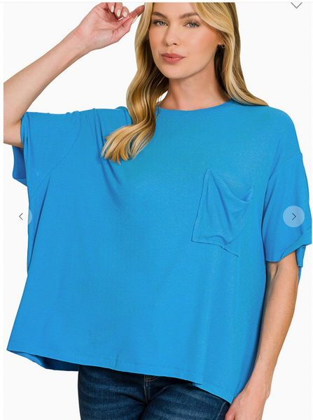 Soft Statement Top - Blue