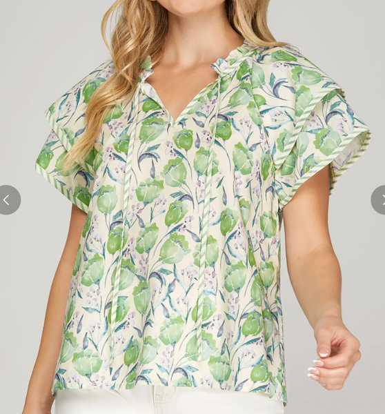 Sweet Breeze Top - Green