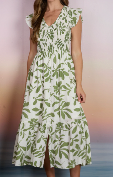 Garden Theory Midi Dress