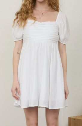 Morning Light Mini Dress - Off White