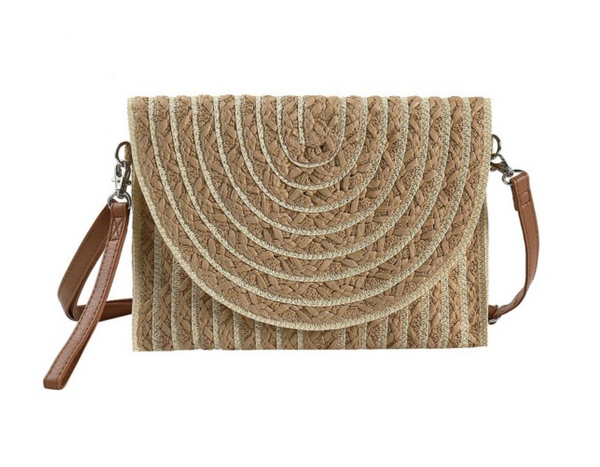 Sandy Stripe Crossbody Purse