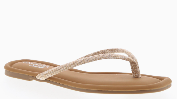 Sandy Shore Flip Flops - Beige