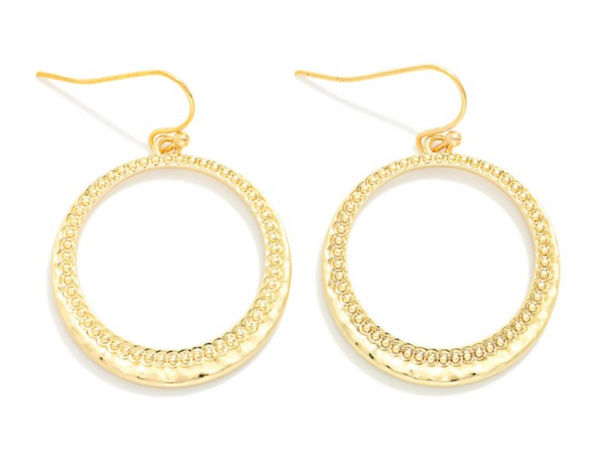 Coastal Glow Drop Earrings - Gold
