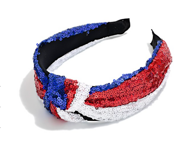 Americana Top Knot Headband