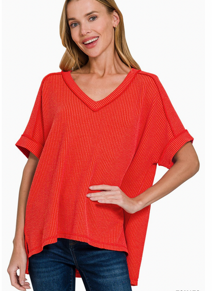 Follow You Anywhere Top - Red