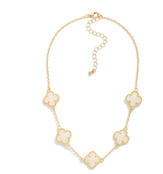 Starlit Clover Necklace