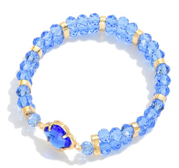 Clover Kiss Bracelet - Blue