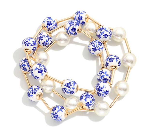 Golden Garden Bracelets - Blue