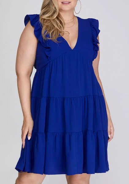 Chasing Forever Dress - Blue