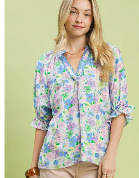 Wild Flower Weekend Blouse