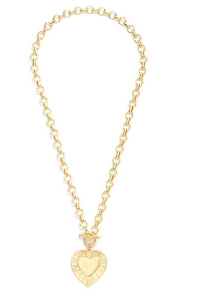 Circle of Hearts Necklace - Gold