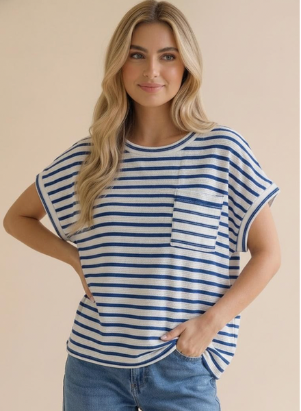 Carefree Coastal Top - Blue
