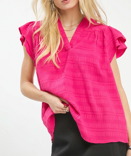 Easy Charm Blouse - Pink