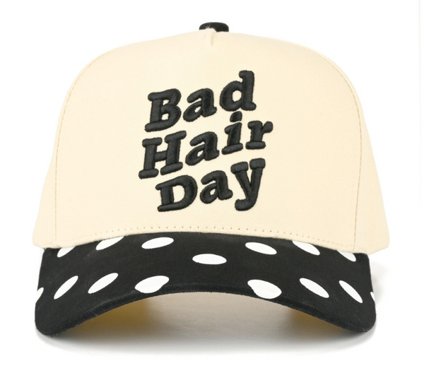 "Bad Hair Day" Embroidered Cap