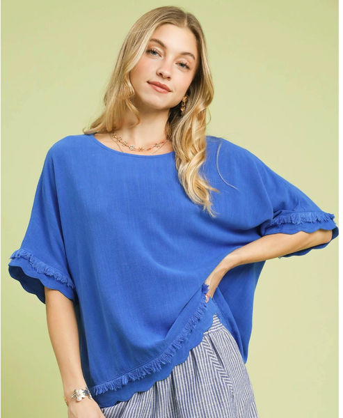 Saltwater Breeze Top - Blue