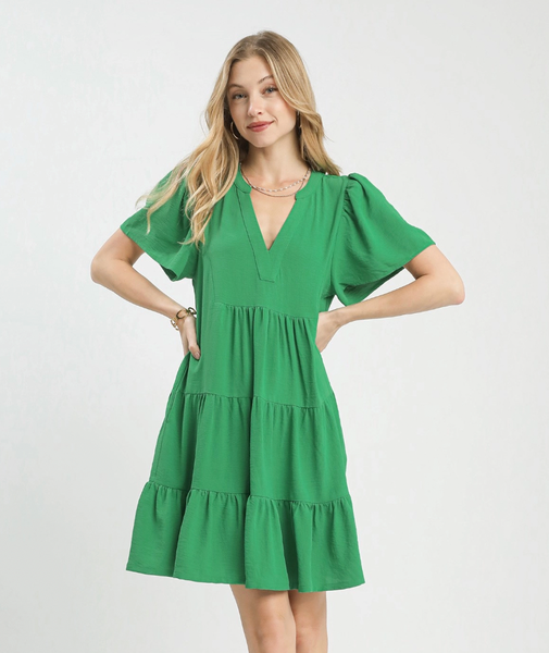 Soft Summer Dress - Green